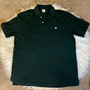 Brooks Brothers Hunter Green 100% Cotton Men’s Size XL Polo EUC